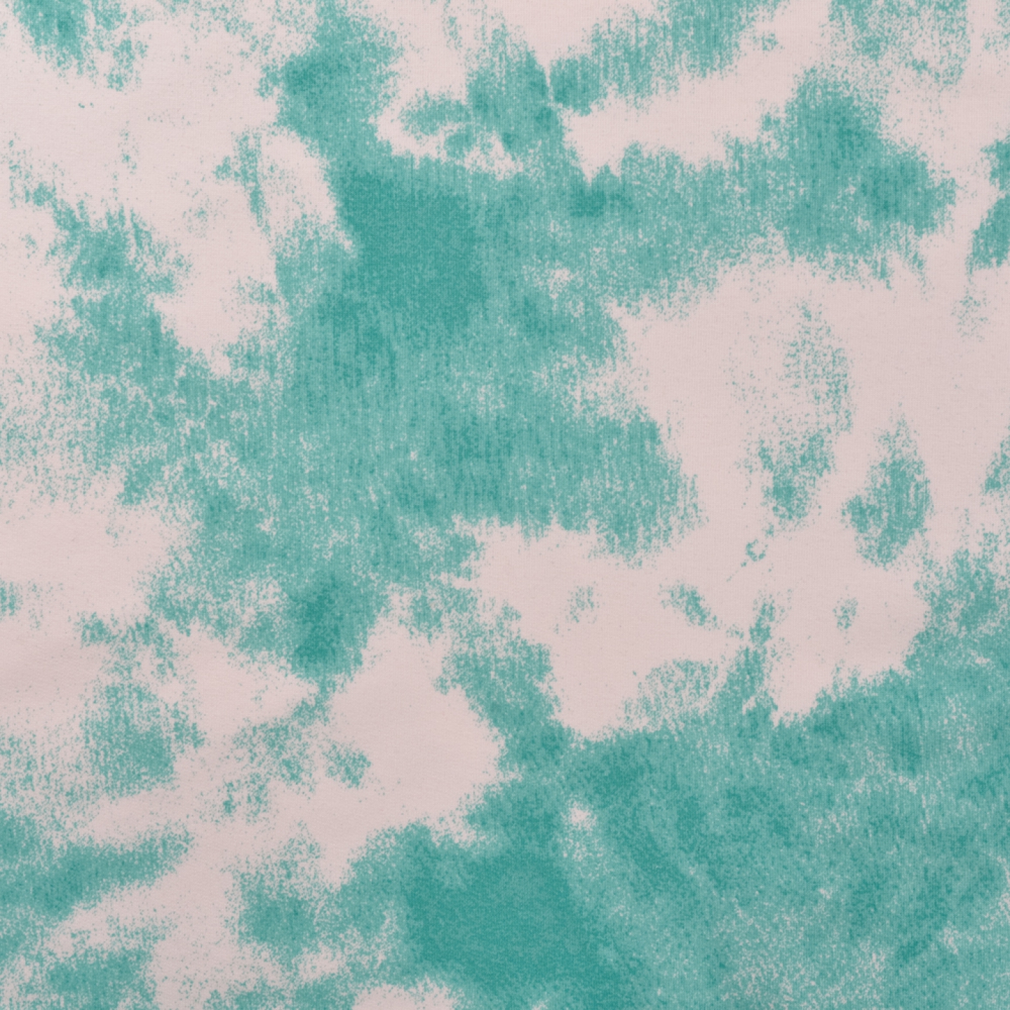 Sweat French Terry Tie&Dye Turquoise