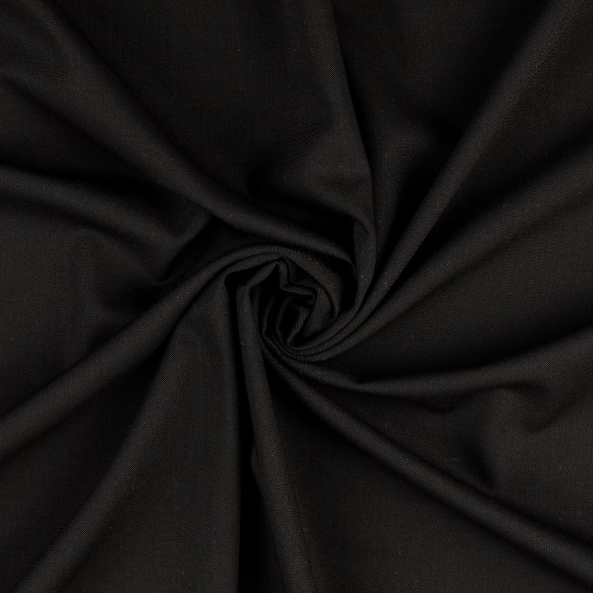 Sergé de Laine Noir