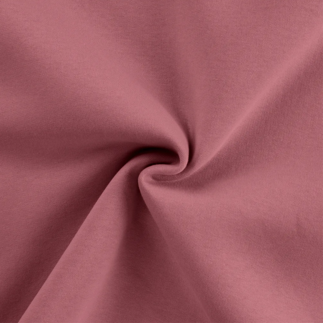 Tissu Molleton Jogging Coton Vieux Rose