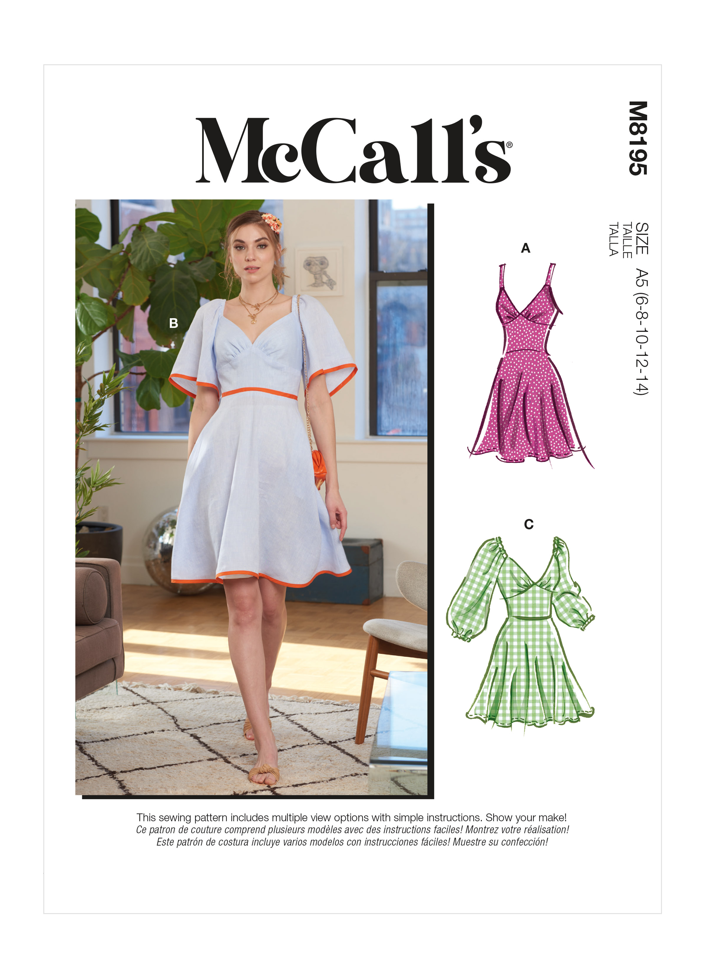 Patron de robe - McCall's #M8195