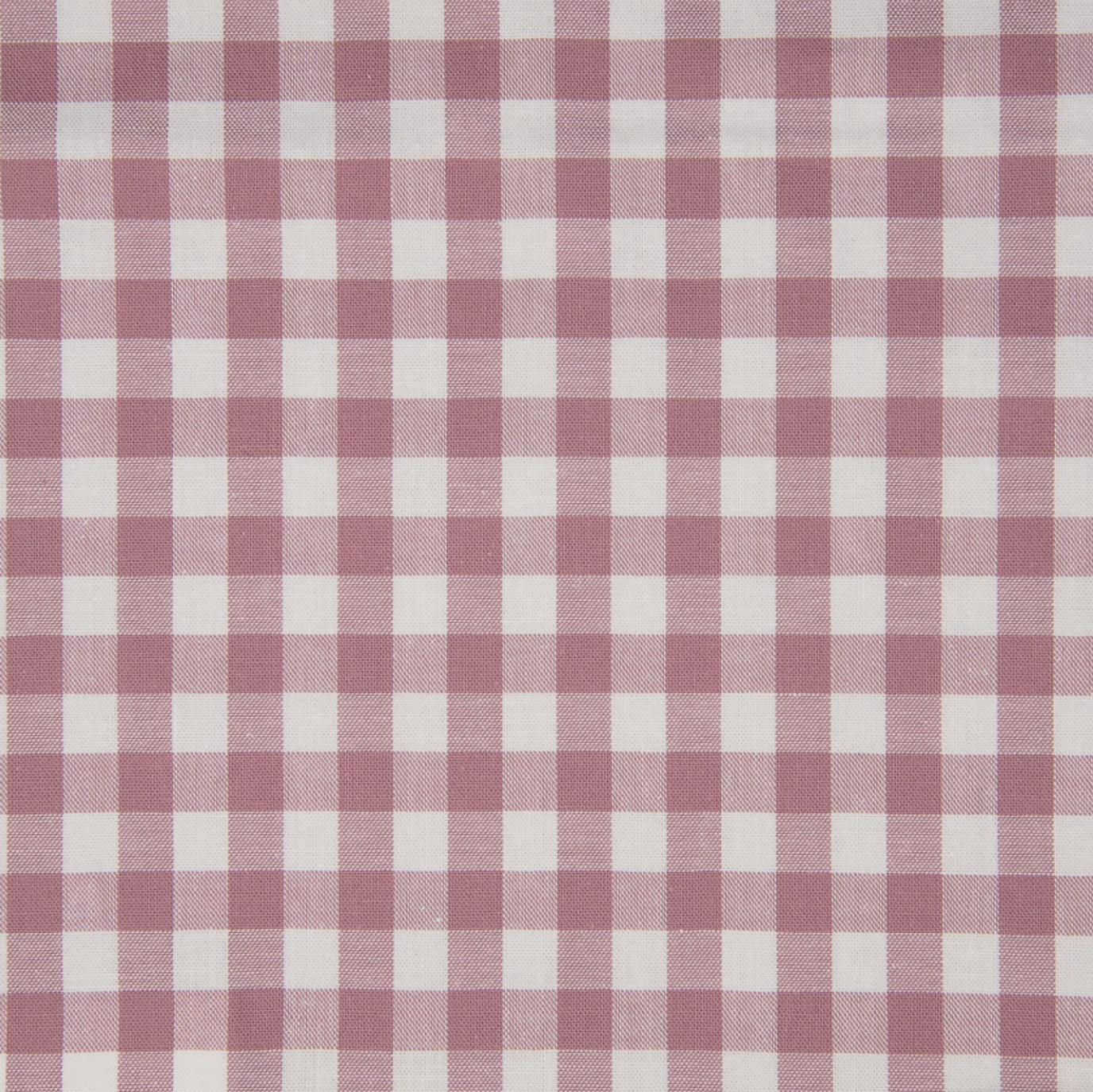 Tissu coton vichy BOIS DE ROSE