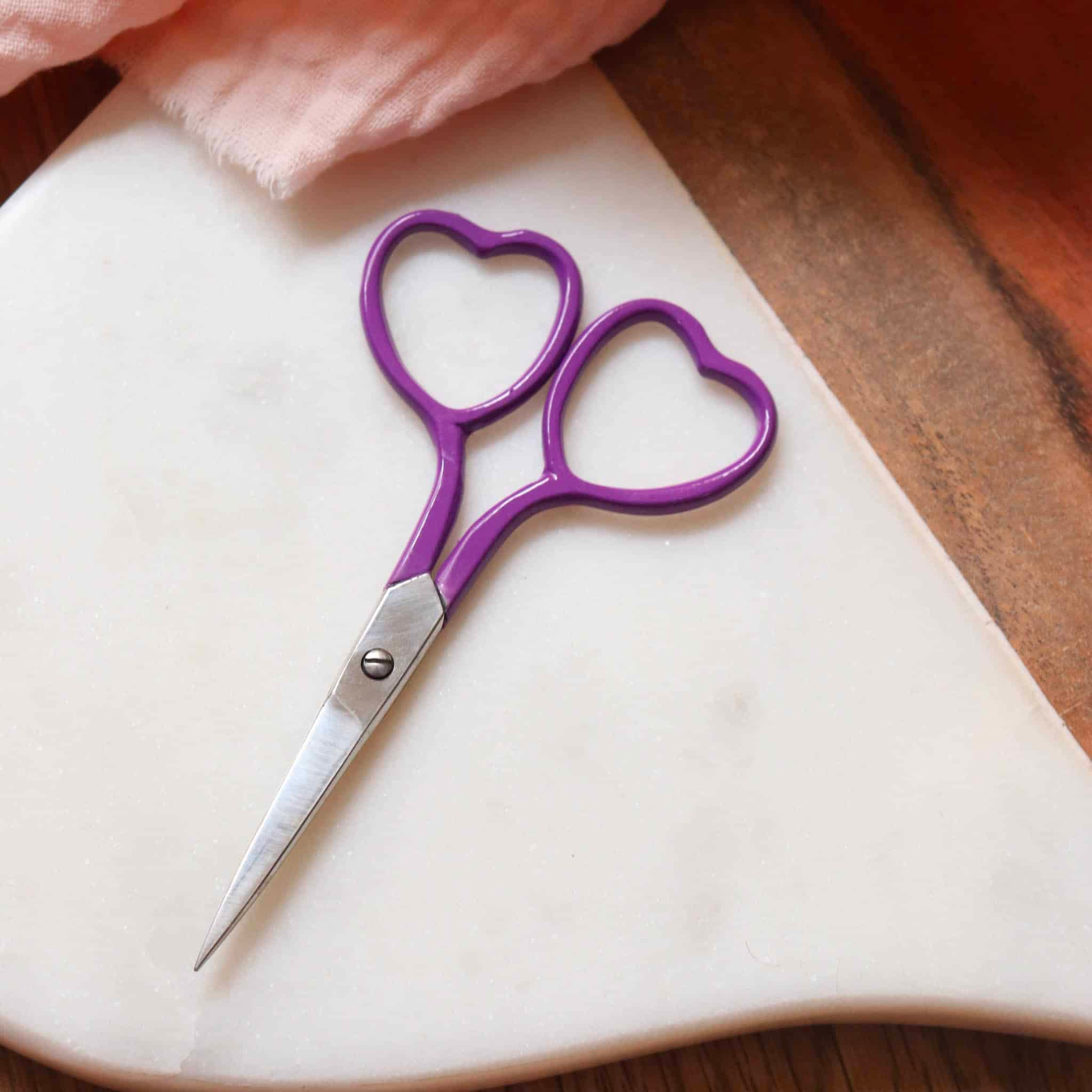 Ciseaux coeur Violet de Lise Tailor