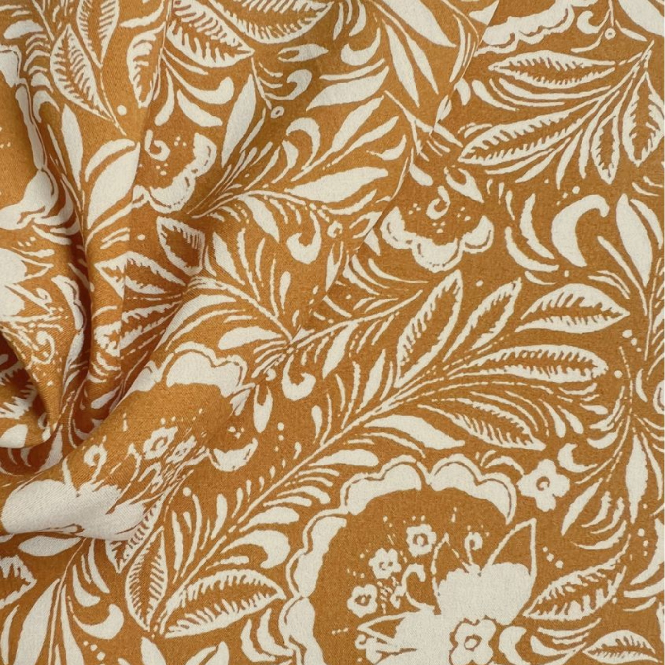 Tissu Viscose "Maarinsky Ocre" par Cousette