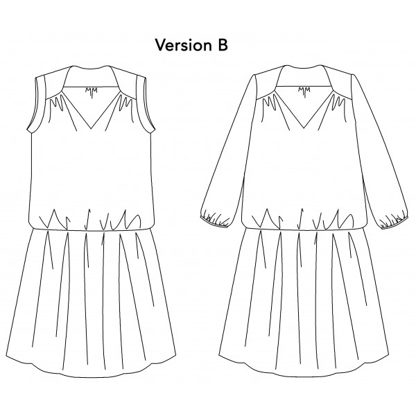 Blouse ou Robe SUUN de P&M Pattern du 34 au 52