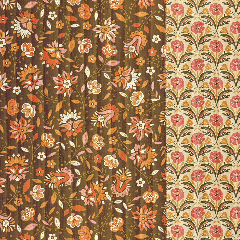 Tissu Coton Matelassé Vertical "Claude"