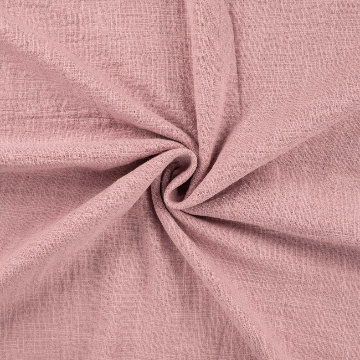 Tissu Coton Bambino Slub Rose Nude
