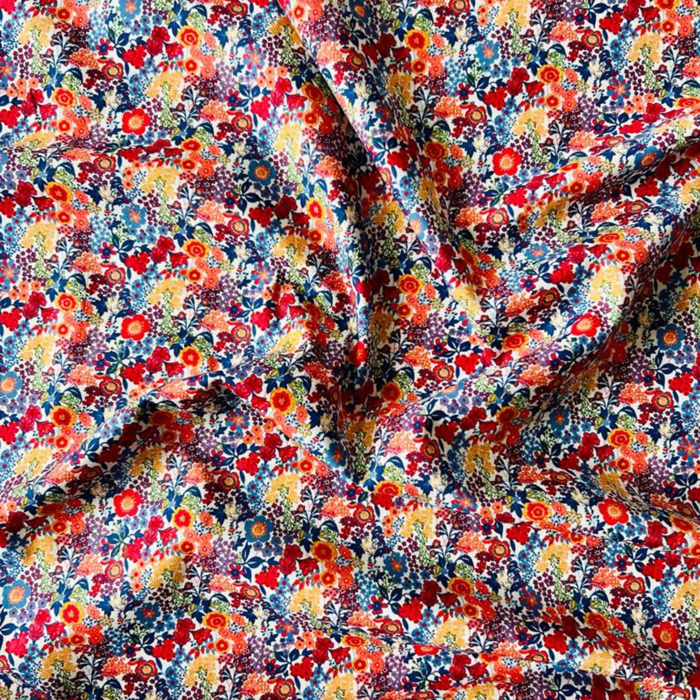 Satin de coton Mille Fleurs Adèle