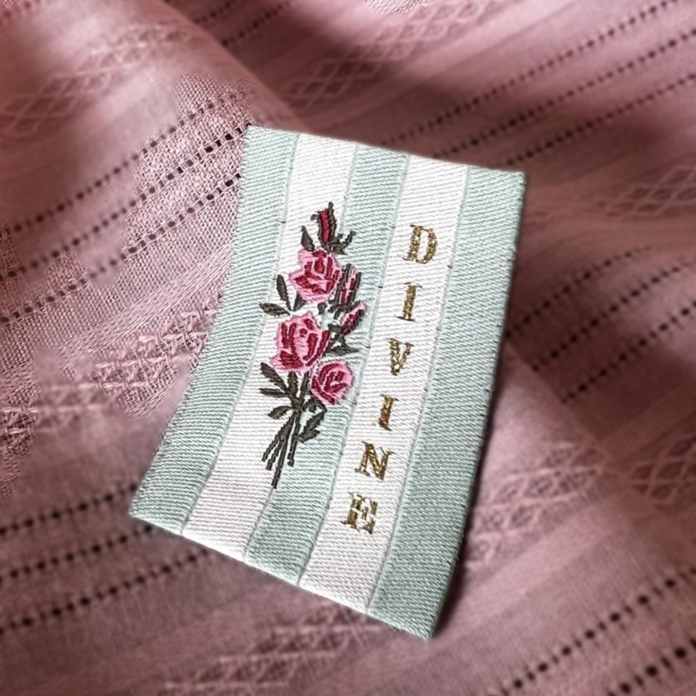Étiquette "Divine" Rayures par My Dress Made - Tissée en France