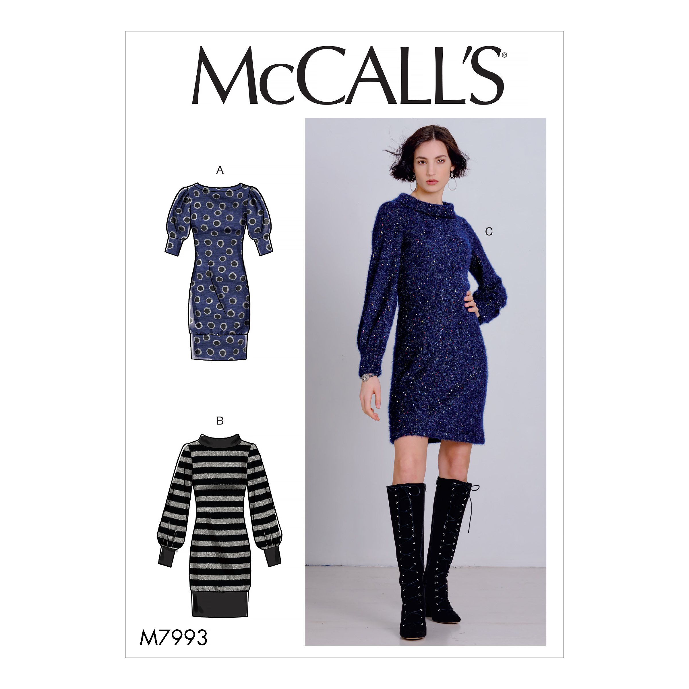 Patron de robe pull - McCall's #M7993